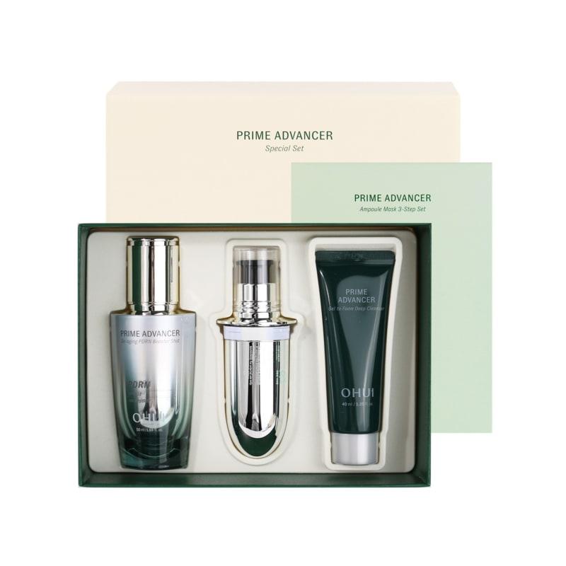 OHUI Prime Advancer De-aging PDRN Booster Shot Special Set 4