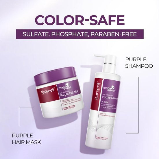 Karseell Purple Haarmasker + Purple Shampoo