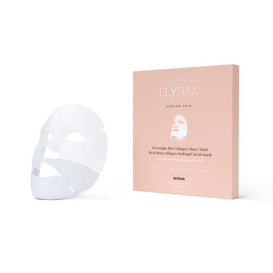 Elysian Korean Skin Bio-Collageen Masker - Set van 3 maskers