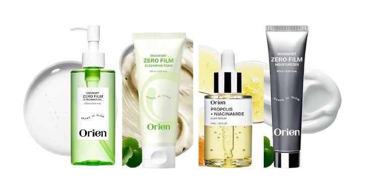 Orien Mugwort Skin Care : Oil + Foam + Serum + Moisturizer ! Exta Bundelvoordeel