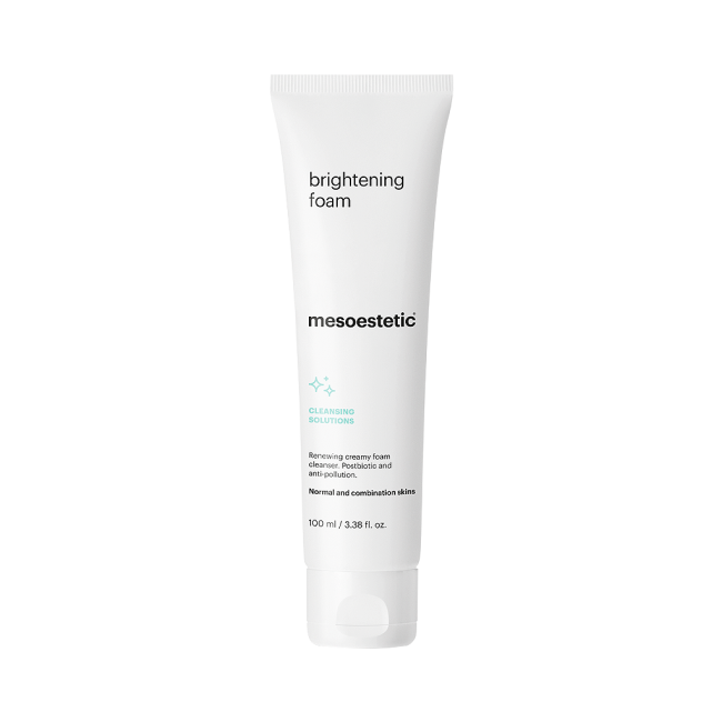 mesoestetic brightening foam